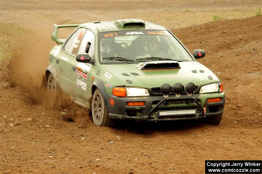 Geoff Weide / Derric Throne Subaru Impreza on SS9, Silver-Arvon I.