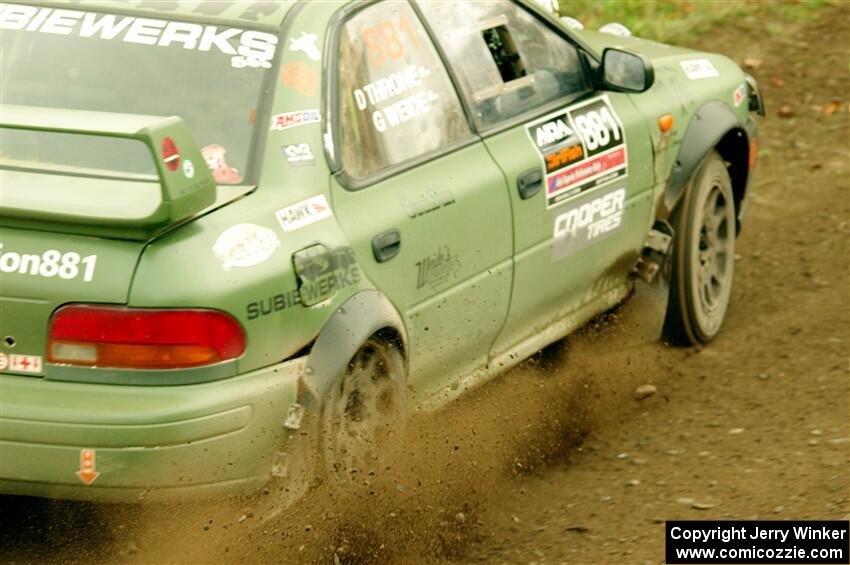 Geoff Weide / Derric Throne Subaru Impreza on SS9, Silver-Arvon I.