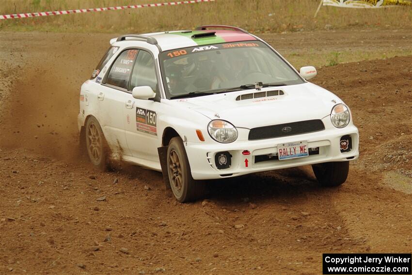 Ivo Draganov / Vladimir Yanev Subaru WRX Wagon on SS9, Silver-Arvon I.