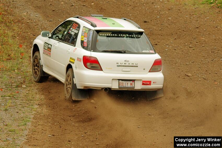 Ivo Draganov / Vladimir Yanev Subaru WRX Wagon on SS9, Silver-Arvon I.