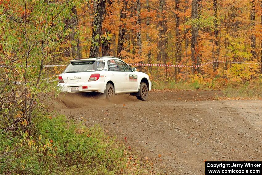 Ivo Draganov / Vladimir Yanev Subaru WRX Wagon on SS9, Silver-Arvon I.