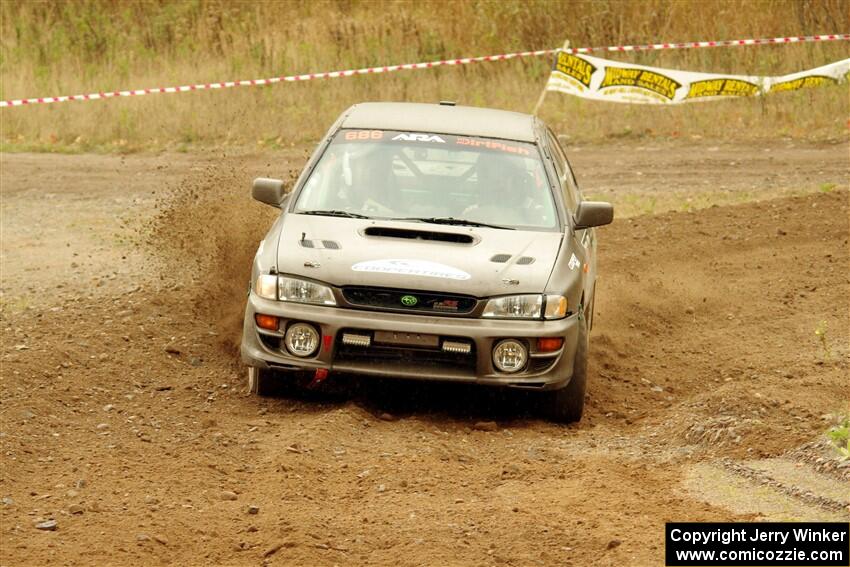 Jordan Locher / Tom Addison Subaru Impreza 2.5RS on SS9, Silver-Arvon I.