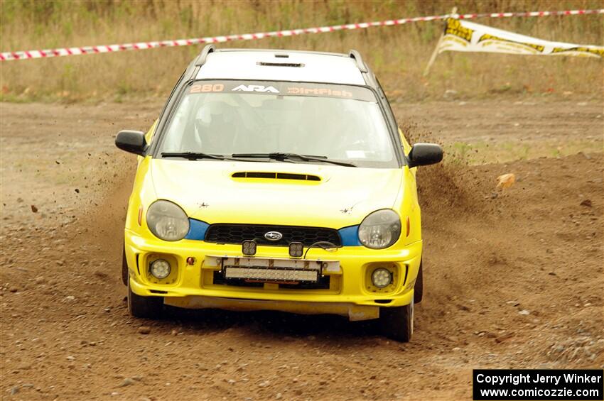 Greg Healey / Cindy Krolikowski Subaru Impeza Outback Sport on SS9, Silver-Arvon I.