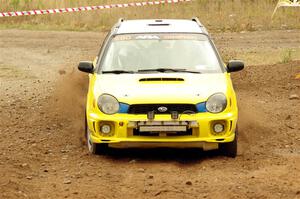 Greg Healey / Cindy Krolikowski Subaru Impeza Outback Sport on SS9, Silver-Arvon I.