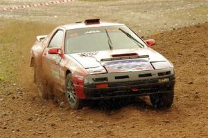 Al Dantes, Jr. / Keegan Helwig Mazda RX-7 LS on SS9, Silver-Arvon I.