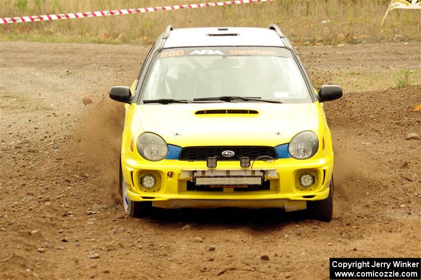 Greg Healey / Cindy Krolikowski Subaru Impeza Outback Sport on SS9, Silver-Arvon I.