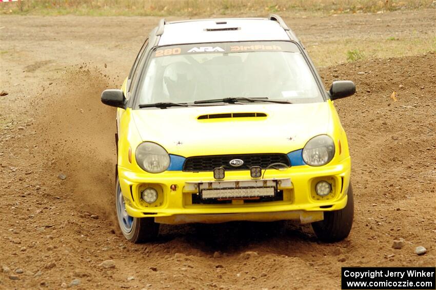 Greg Healey / Cindy Krolikowski Subaru Impeza Outback Sport on SS9, Silver-Arvon I.