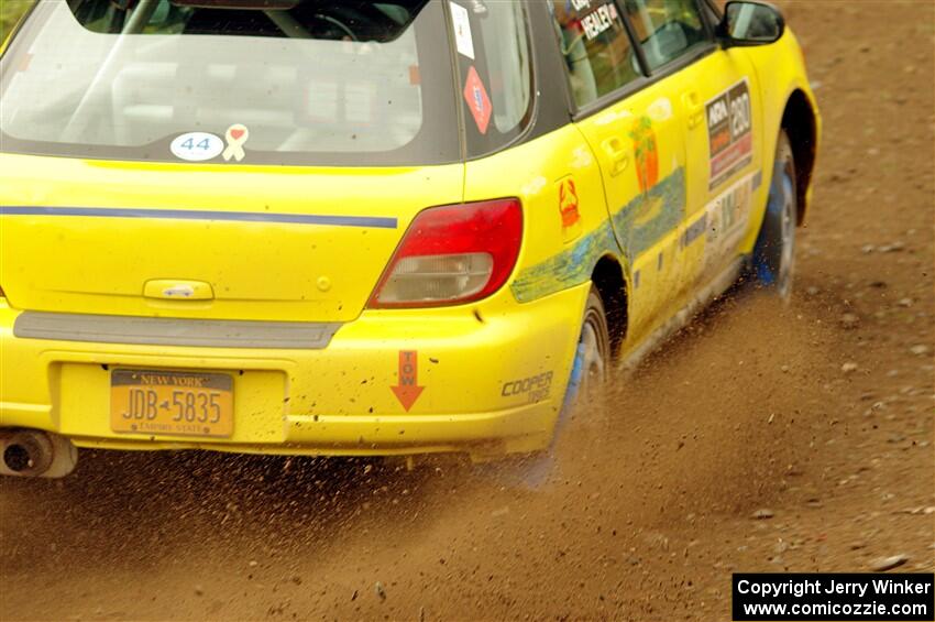 Greg Healey / Cindy Krolikowski Subaru Impeza Outback Sport on SS9, Silver-Arvon I.