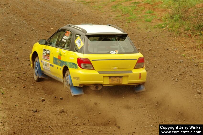 Greg Healey / Cindy Krolikowski Subaru Impeza Outback Sport on SS9, Silver-Arvon I.