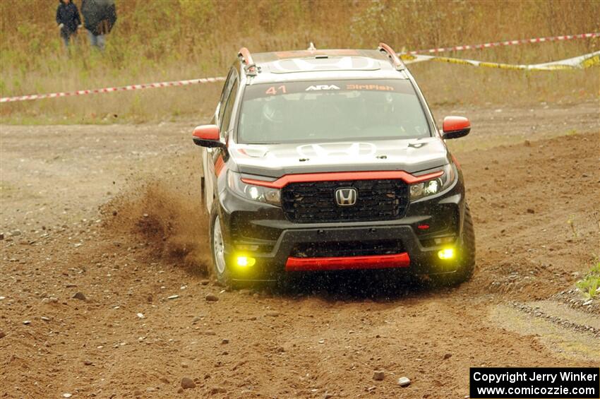 Chris Sladek / Gabriel Nieves Honda Passport on SS9, Silver-Arvon I.