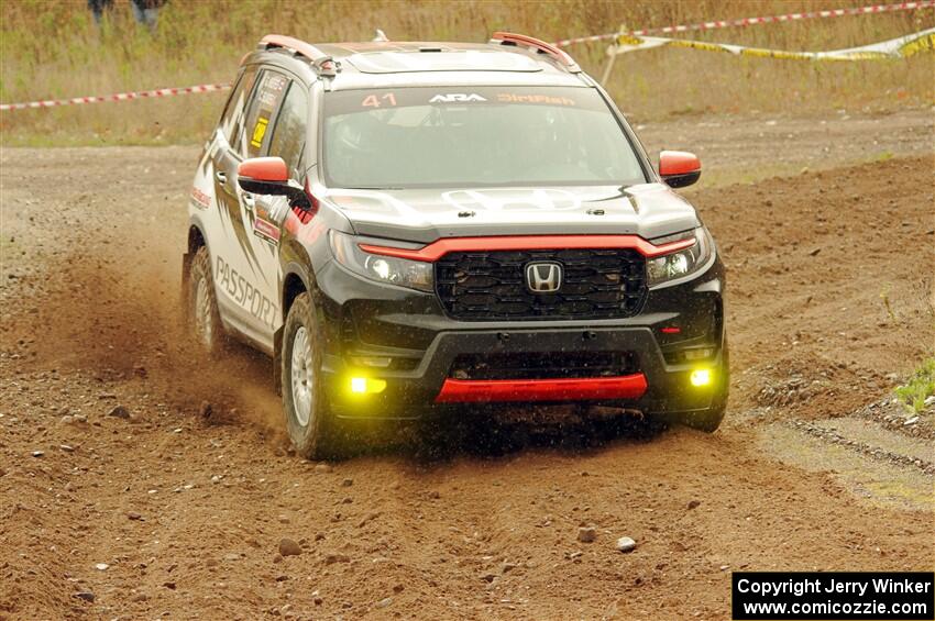 Chris Sladek / Gabriel Nieves Honda Passport on SS9, Silver-Arvon I.