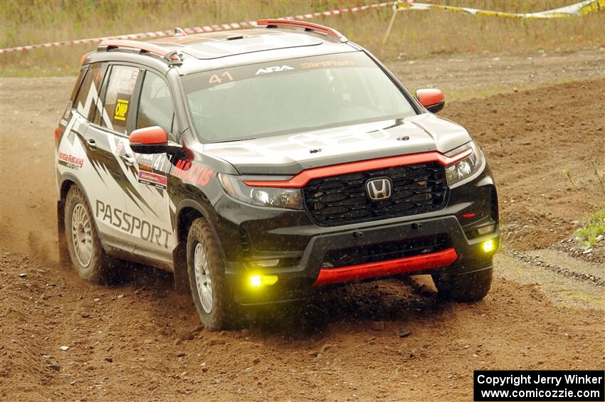 Chris Sladek / Gabriel Nieves Honda Passport on SS9, Silver-Arvon I.