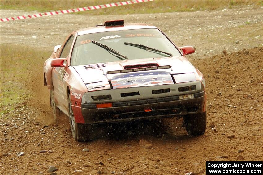 Al Dantes, Jr. / Keegan Helwig Mazda RX-7 LS on SS9, Silver-Arvon I.