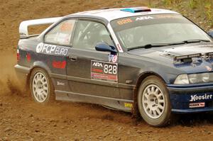 Ryan George / Heather Stieber-George BMW M3 on SS9, Silver-Arvon I.