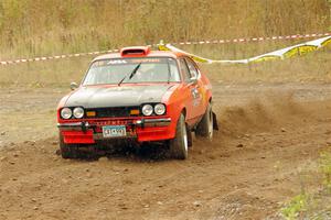 Mike Hurst / Michel Hoche-Mong Ford Capri on SS9, Silver-Arvon I.