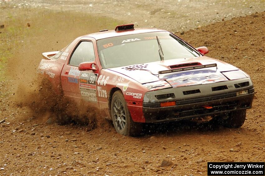 Al Dantes, Jr. / Keegan Helwig Mazda RX-7 LS on SS9, Silver-Arvon I.