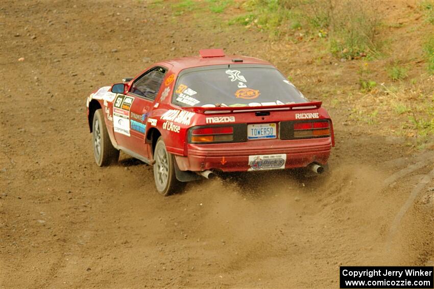 Al Dantes, Jr. / Keegan Helwig Mazda RX-7 LS on SS9, Silver-Arvon I.