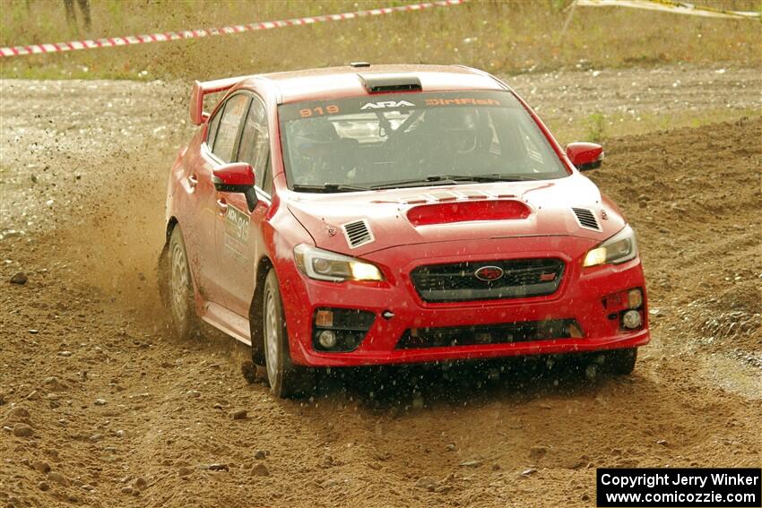 Phil Wearn / Jack Gillow-Wiles Subaru WRX STi on SS9, Silver-Arvon I.