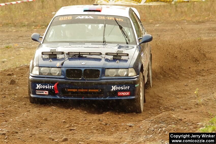 Ryan George / Heather Stieber-George BMW M3 on SS9, Silver-Arvon I.