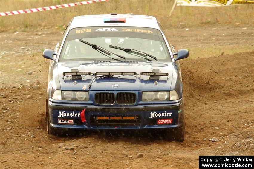 Ryan George / Heather Stieber-George BMW M3 on SS9, Silver-Arvon I.