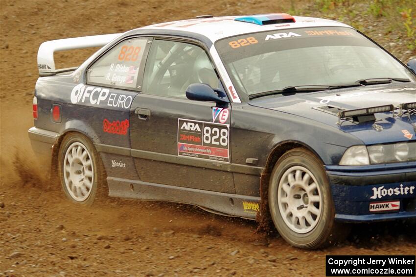 Ryan George / Heather Stieber-George BMW M3 on SS9, Silver-Arvon I.