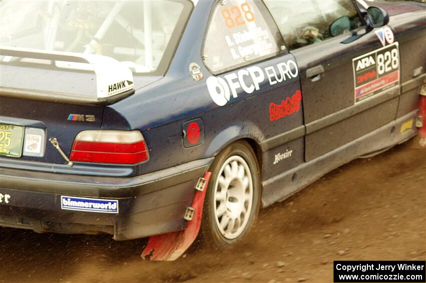 Ryan George / Heather Stieber-George BMW M3 on SS9, Silver-Arvon I.