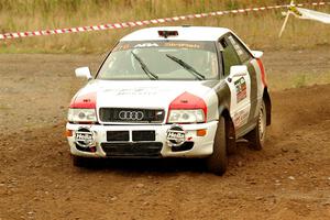 Nick Bragg / Dominic Depaoli Audi S2 Quattro on SS9, Silver-Arvon I.