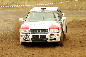 Nick Bragg / Dominic Depaoli Audi S2 Quattro on SS9, Silver-Arvon I.