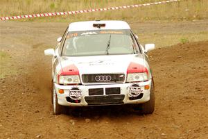 Nick Bragg / Dominic Depaoli Audi S2 Quattro on SS9, Silver-Arvon I.