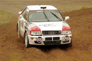 Nick Bragg / Dominic Depaoli Audi S2 Quattro on SS9, Silver-Arvon I.