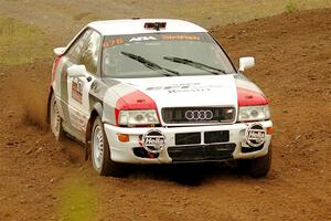 Nick Bragg / Dominic Depaoli Audi S2 Quattro on SS9, Silver-Arvon I.