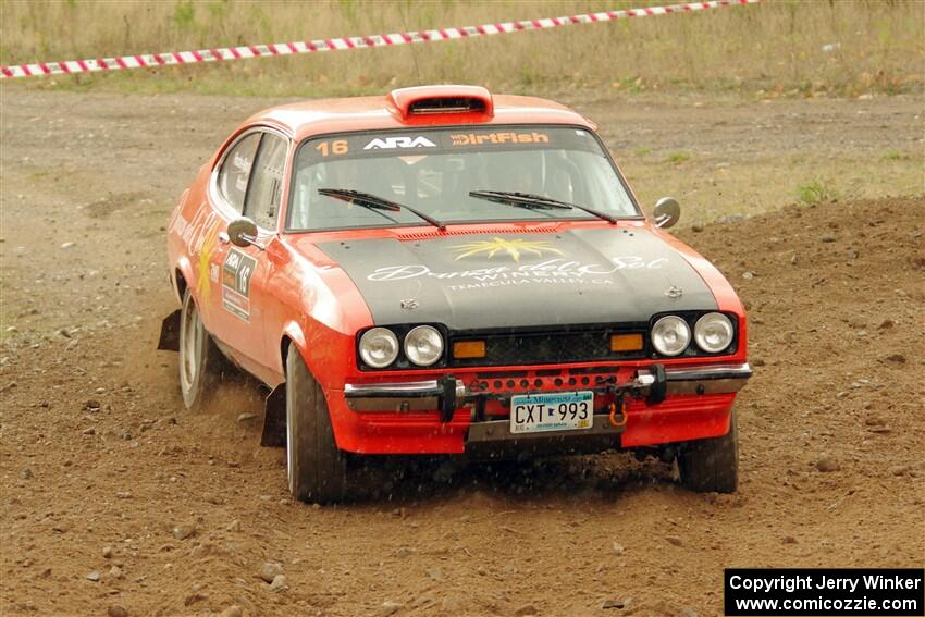 Mike Hurst / Michel Hoche-Mong Ford Capri on SS9, Silver-Arvon I.