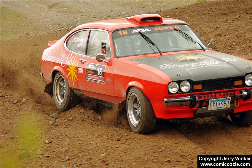 Mike Hurst / Michel Hoche-Mong Ford Capri on SS9, Silver-Arvon I.