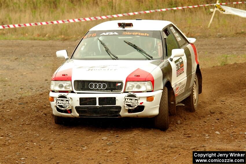 Nick Bragg / Dominic Depaoli Audi S2 Quattro on SS9, Silver-Arvon I.