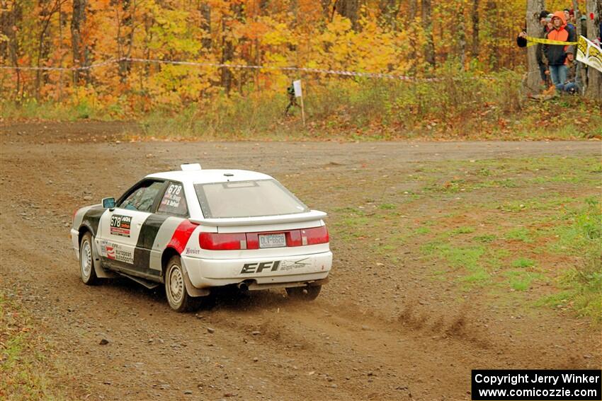 Nick Bragg / Dominic Depaoli Audi S2 Quattro on SS9, Silver-Arvon I.