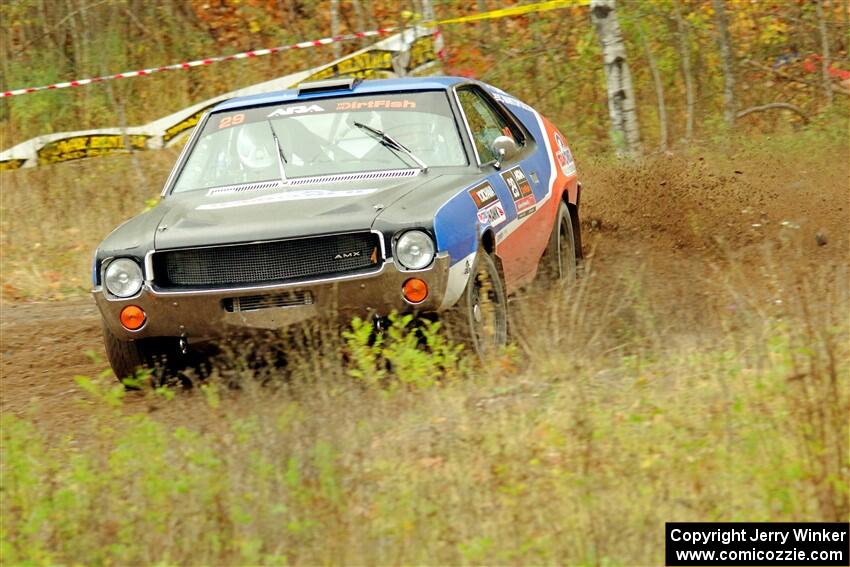 Tim O'Neil / Constantine Mantopoulos AMC AMX on SS9, Silver-Arvon I.