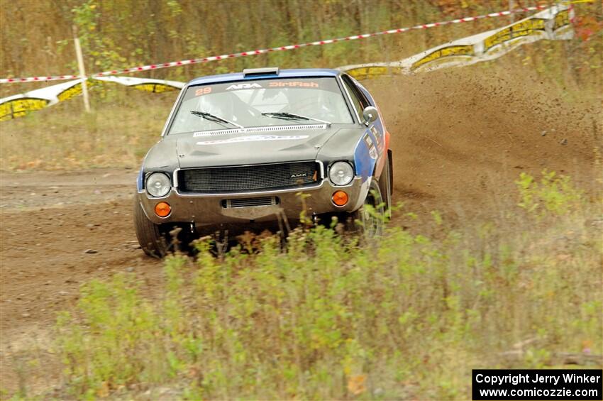 Tim O'Neil / Constantine Mantopoulos AMC AMX on SS9, Silver-Arvon I.