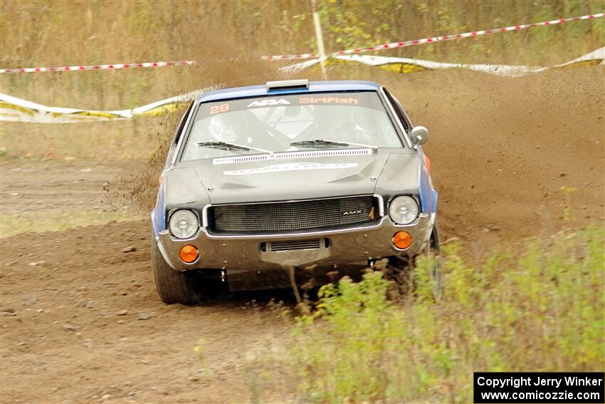 Tim O'Neil / Constantine Mantopoulos AMC AMX on SS9, Silver-Arvon I.