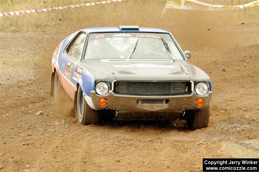 Tim O'Neil / Constantine Mantopoulos AMC AMX on SS9, Silver-Arvon I.