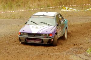 Michael Miller / Angelica Miller Mitsubishi Galant VR-4 on SS9, Silver-Arvon I.