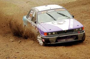 Michael Miller / Angelica Miller Mitsubishi Galant VR-4 on SS9, Silver-Arvon I.