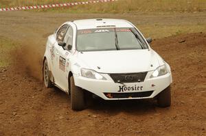 Nigel Maidment / Matt Vaught Lexus IS350 on SS9, Silver-Arvon I.