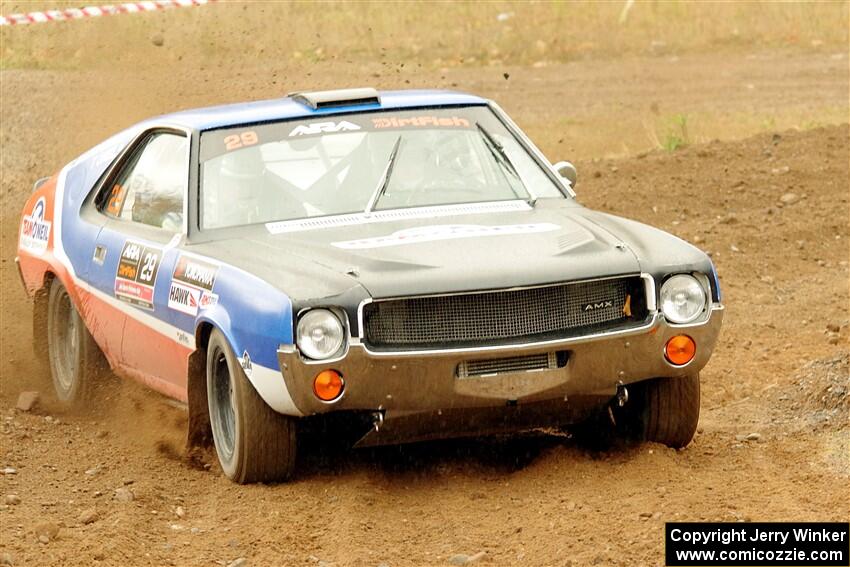 Tim O'Neil / Constantine Mantopoulos AMC AMX on SS9, Silver-Arvon I.