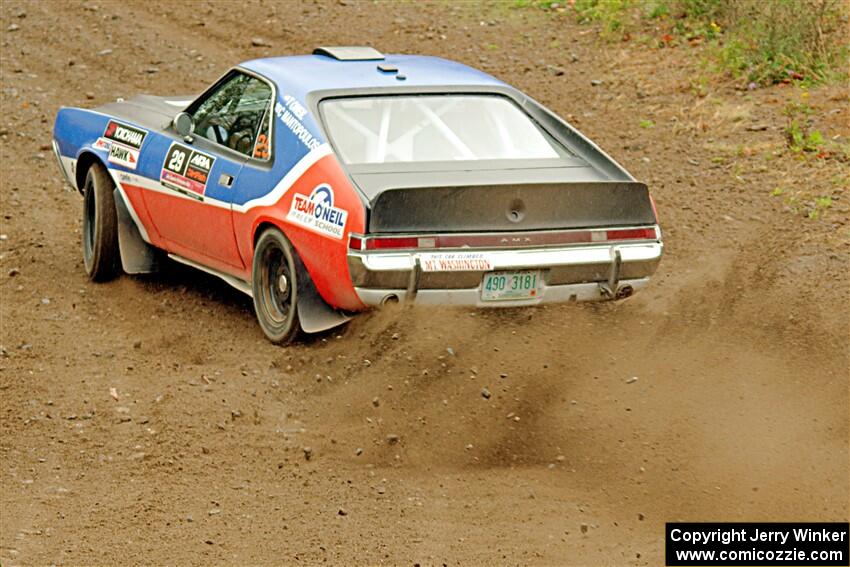 Tim O'Neil / Constantine Mantopoulos AMC AMX on SS9, Silver-Arvon I.