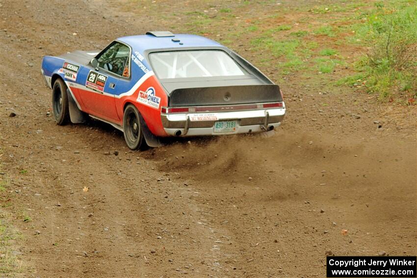 Tim O'Neil / Constantine Mantopoulos AMC AMX on SS9, Silver-Arvon I.