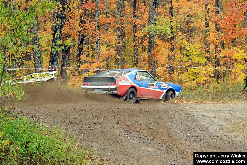 Tim O'Neil / Constantine Mantopoulos AMC AMX on SS9, Silver-Arvon I.