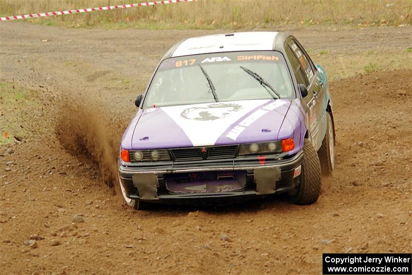 Michael Miller / Angelica Miller Mitsubishi Galant VR-4 on SS9, Silver-Arvon I.