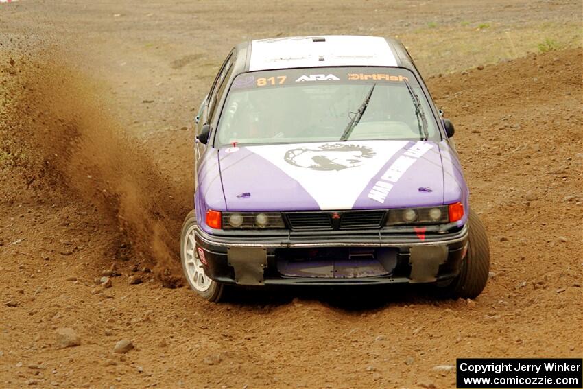 Michael Miller / Angelica Miller Mitsubishi Galant VR-4 on SS9, Silver-Arvon I.