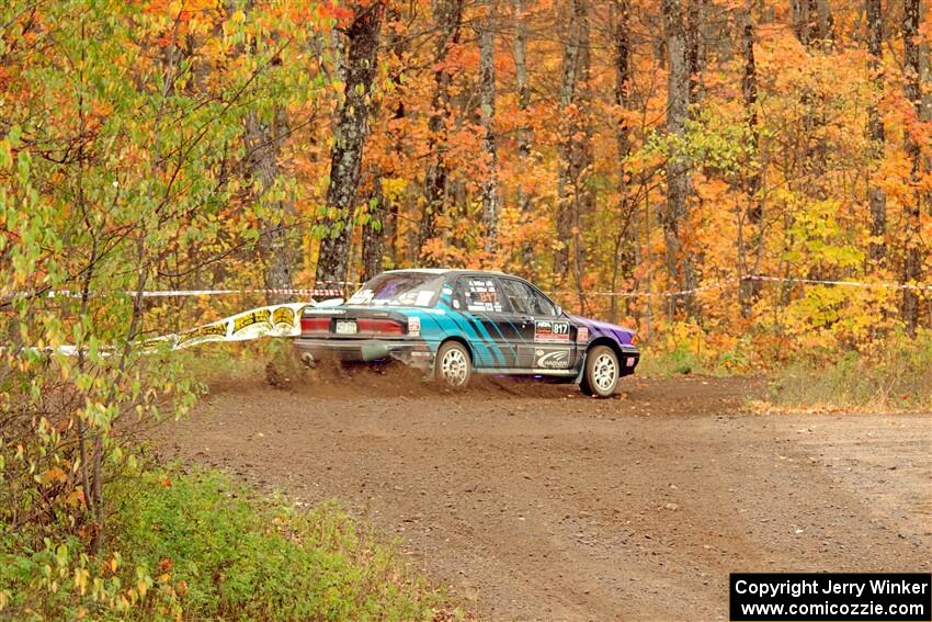 Michael Miller / Angelica Miller Mitsubishi Galant VR-4 on SS9, Silver-Arvon I.