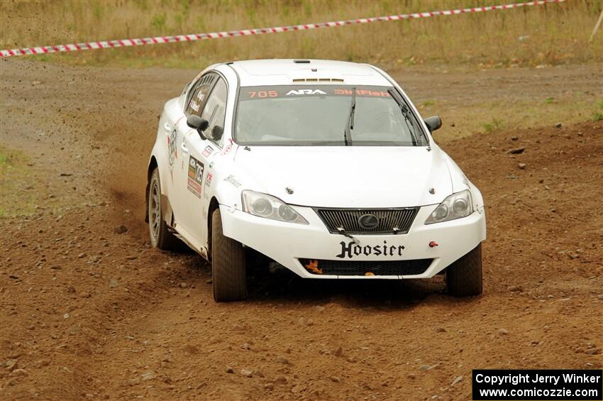 Nigel Maidment / Matt Vaught Lexus IS350 on SS9, Silver-Arvon I.